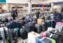 Airport crowd